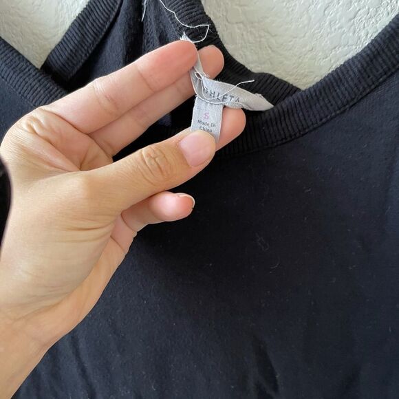 Athleta black cutout back sweater - Picture 4 of 7